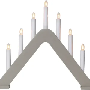 Bästa pris Star Trading Jarve Adventsljusstake Beige 36cm
