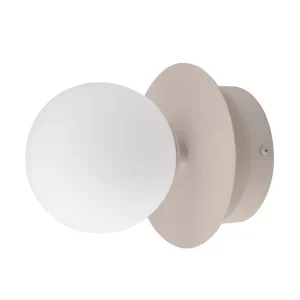 Rea Vägglampa/Plafond IP44 Mud/Vit Globen Lighting Art Deco