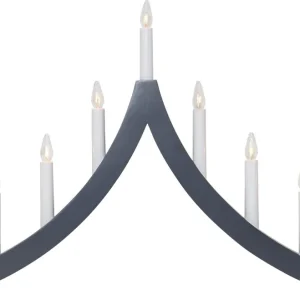 Beställ nu Star Trading Pagod Adventsljusstake 40cm Grå