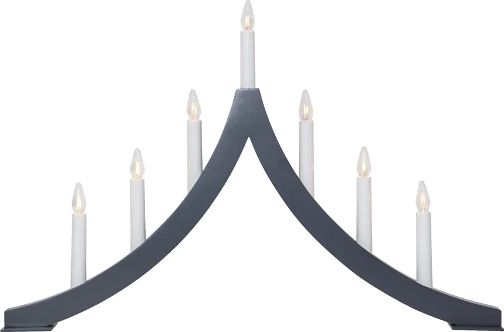 Beställ nu Star Trading Pagod Adventsljusstake 40cm Grå
