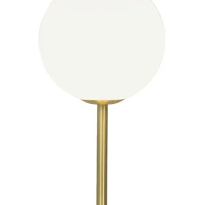 Handla nu Bordslampa Glas Aneta Lighting Molekyl Mässing/Vit 27cm