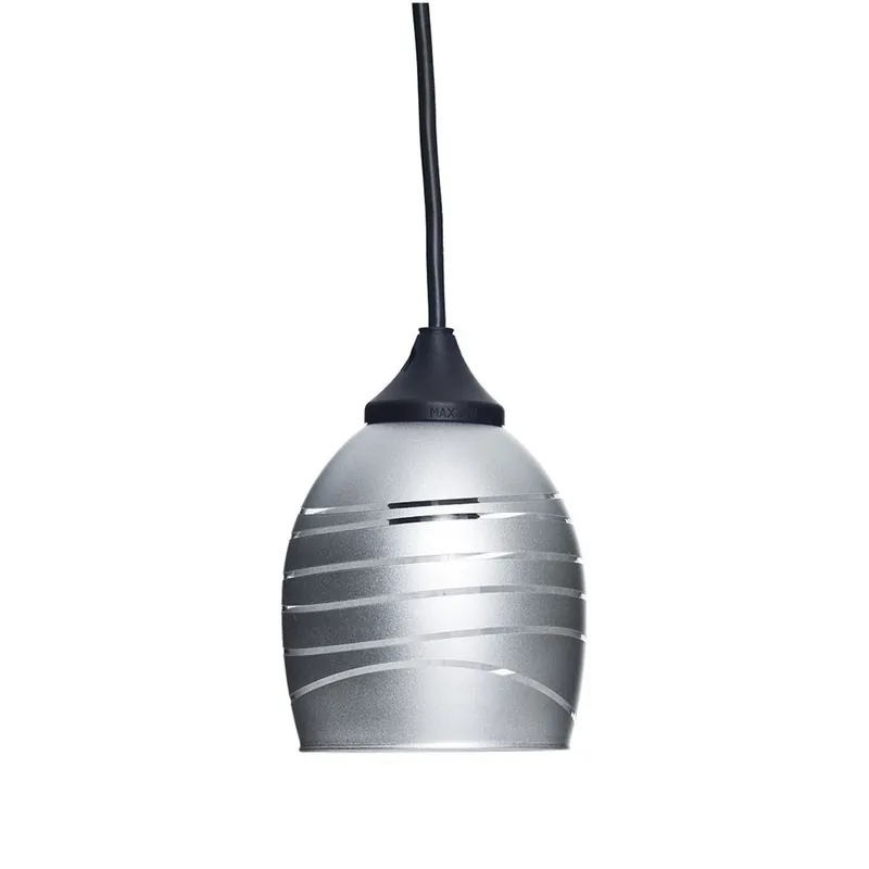 Beställ nu Fönsterlampa Glas Oriva Linjär Silver Ø9 cm
