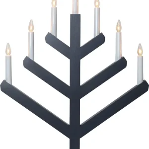 Star Trading Vinga Adventsljusstake 62cm Grafit Nedsatt pris