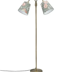 Rea Golvlampa Mässing/Grön PR Home Amy 150cm