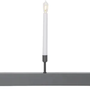 Begränsad tid Star Trading Storm Adventsljusstake 35cm Grå