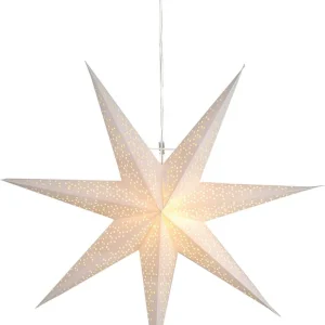 Bästa pris Star Trading Dot Julstjärna 70cm Vit