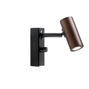 Nedsatt pris Vägglampa Oxidbrun Dimbar Belid Cato 14,7cm