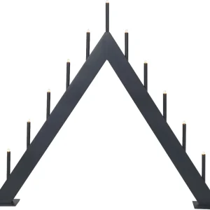 Utförsäljning Star Trading Buzz Adventsljusstake Grafit 50cm