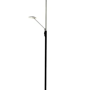 Rea Golvlampa Uplight Aneta Lighting Cadiz Svart/Stål 186cm