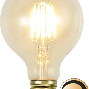 Billigare Star Trading LED-Lampa E27 G80 Soft Glow 1,6W Klar