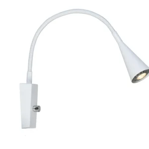 Fri frakt Vägglampa Vit Dimbar Belid Ledro 26,4cm