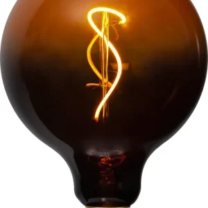 Bästa pris Star Trading LED-Lampa E27 G125 Colourmix Gul
