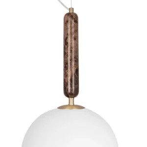 Taklampa Pendel Marmor Brun Globen Lighting Torrano 30cm Billigare