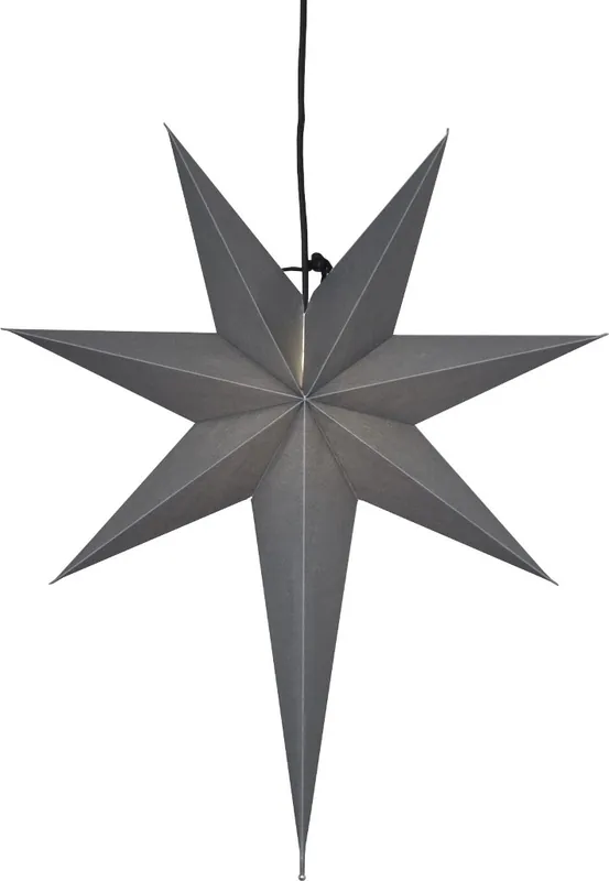 Erbjudande Star Trading Ozen Julstjärna 65cm Grå