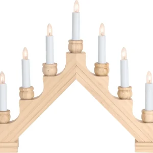 Endast denna vecka Star Trading Karin Adventsljusstake Natur 34 cm
