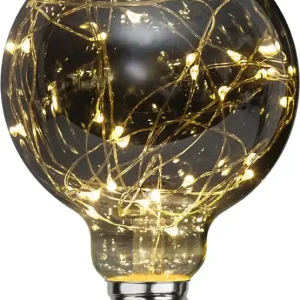 Trygg betalning Star Trading LED-Lampa E27 G95 Decoled 1,5W Rök