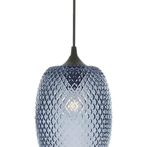 Utförsäljning Taklampa Glas Aneta Lighting Cornelia Blå 25cm