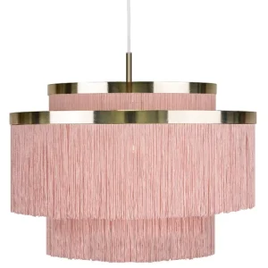 Premium Taklampa Pendel Rosa Globen Lighting Frans 52cm