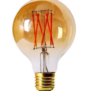Bästa pris LED-Lampa Glob PR Home Elect E27 Amber Dimbar 2W 2000K 130lm