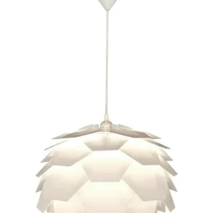 Taklampa Trä Aneta Lighting Carpatica Vit 41cm Begränsat antal