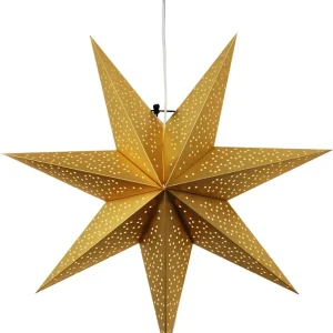 Begränsat antal Star Trading Dot Julstjärna Guld 54 cm