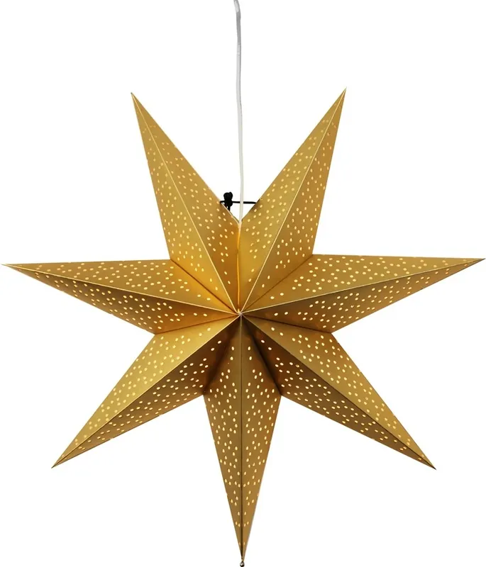 Begränsat antal Star Trading Dot Julstjärna Guld 54 cm