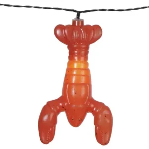Star Trading Ljusslinga Utomhus Batteridriven Orange Crayfish 2,1m Billig