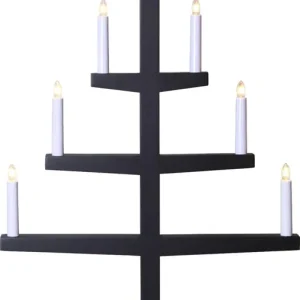 Extra rabatt Star Trading Tripp Ljusstake 77cm Svart