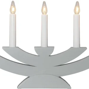 Star Trading Navida Adventsljusstake 24cm Ljusgrå Fynd