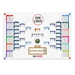 Billigare VM-2026 Spelschemat- Posters