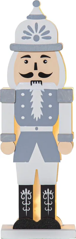 Billig Star Trading Nutcracker Dekoration Grå 25cm