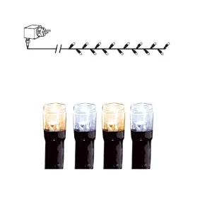 Billig Star Trading Ljusslinga Utomhus Svart Serie LED 8m