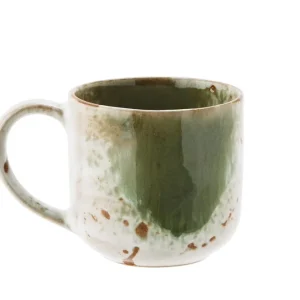 Lågt pris Madam Stoltz Mugg 8cm Vit/Grön 6-Pack