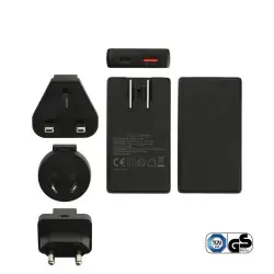 Extra rabatt Travel adapter with interchangeable plugs