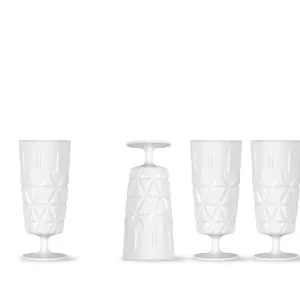 Bästa pris Sagaform Picknick Glas Hög 20 cl 4-pack Vit