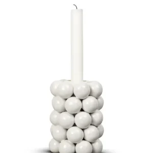 Beställ nu BYON Globe Ljusstake Globe Vit 13,5cm