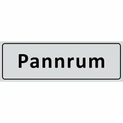 Sänkt pris Informationsskylt Pannrum 225x80 mm