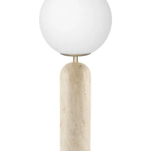 Nedsatt pris Bordslampa Beige Travertin Globen Lighting Torrano 53cm