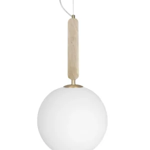 Taklampa Pendel Beige Travertin Globen Lighting Torrano 30cm Trygg betalning