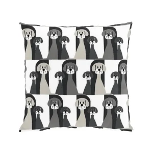 Snabb leverans Kuddfodral Buster Grå 47x47cm Arvidssons Textil