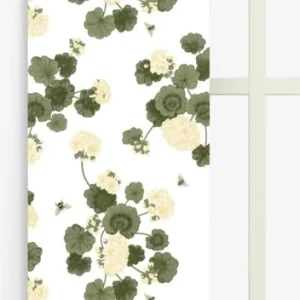 risnedsättning Panelgardin Arvidssons Textil Astrid Gul 43x240cm 2-Pack