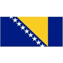 Populär Flagga Bosnien och Hercegovina