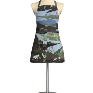 Arvidssons Textil Fjällvandring Förkläde Grön/Blå Rabatter