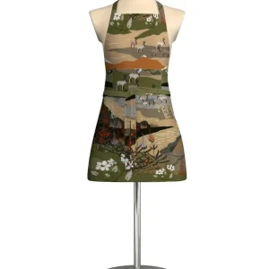 Sänkt pris Arvidssons Textil Fjällvandring Förkläde Grön/Beige