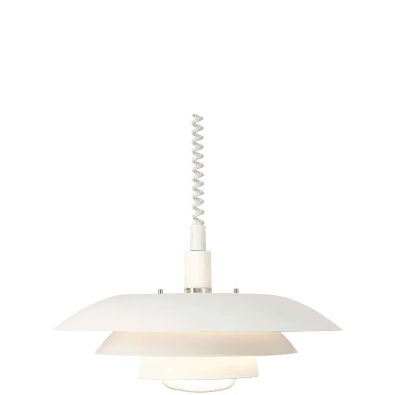 Kundfavorit Taklampa Aneta Lighting Epsilon Med Hiss Vit 45cm