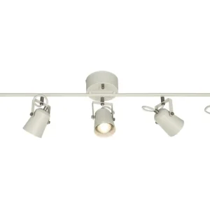 Takspotlight Aneta Lighting Metz Vit/Stål 5L 99cm Kundfavorit