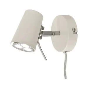 Vägglampa Väggspot Aneta Lighting Pilot Vit 14,5cm Outlet