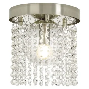 Badrumslampa Plafond Aneta Lighting Claudia Krom/Klar 20cm Erbjudandepris