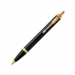Erbjudande Parker IM Black Gold Trim BP Medium tip inkl presentask