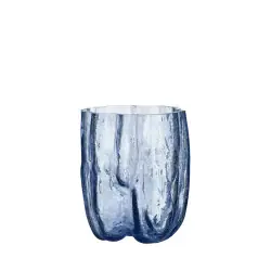 Kosta Boda Crackle vas cirkulärt glas 270mm Säker betalning